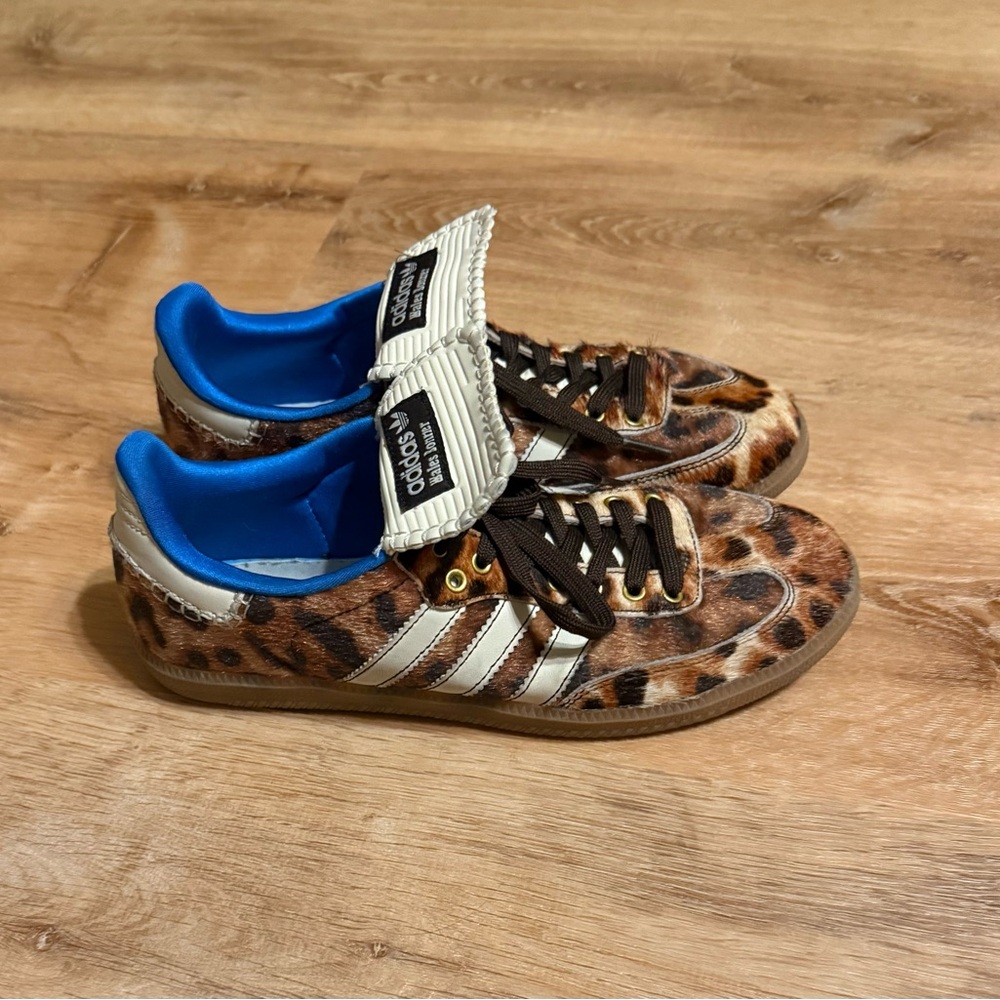 Adidas Wales Bonner Leopard Sambas - Picture 3 of 3